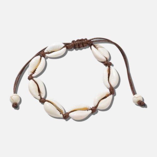 Pulseira âncora bronze vermelho e azul kaleawe