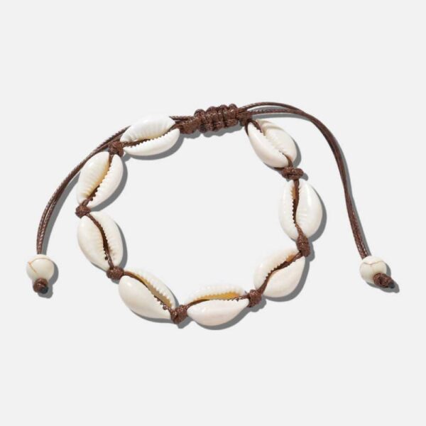 Pulseira âncora bronze vermelho e azul kaleawe