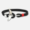 Pulseira de tornozelo rosa com conchas ākala